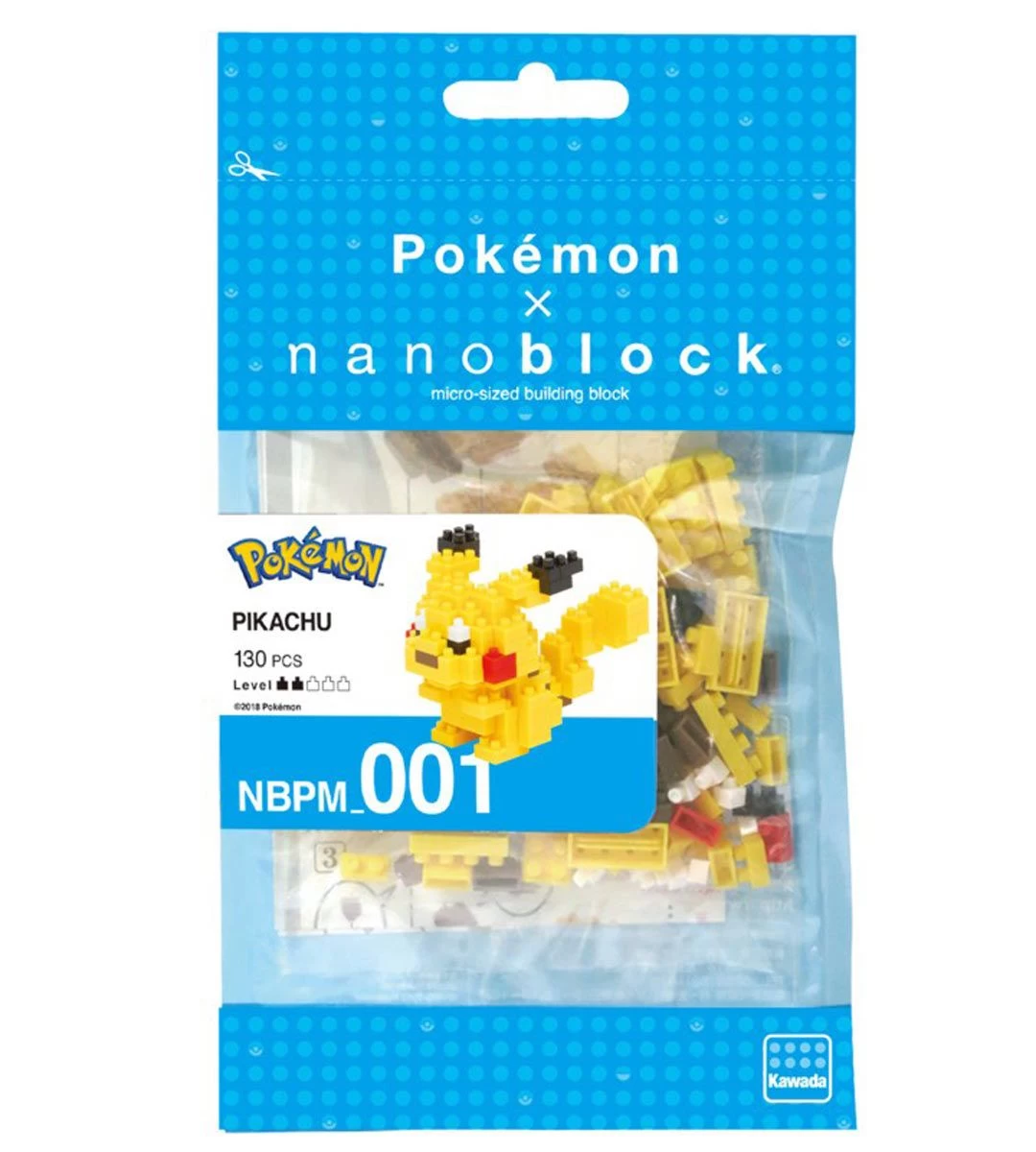 Nanoblock - Pokémon Pikachu - NBPM 001 4 Nanoblock - Pokémon Pikachu - NBPM 001 – Image 2