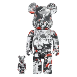 400% + 100% Bearbrick Meewee X Suehiro Maruo Shoyo Tsubaki
