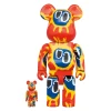 400% + 100% Bearbrick Primal Scream - Screamadelica -Plus gros. Mieux. Magasin de jouets. 400 Primal Scream 1