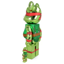 400% + 100% Bearbrick Raphael Chrome Ver. (Tortues Ninja - TMNT) -Plus gros. Mieux. Magasin de jouets. 400chromeraphtmnt24