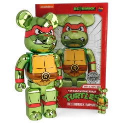 400% + 100% Bearbrick Raphael Chrome Ver. (Tortues Ninja - TMNT) -Plus gros. Mieux. Magasin de jouets. 400chromeraphtmnt27