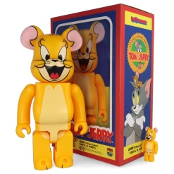 400% + 100% Bearbrick Jerry Classic Color (Tom & Jerry) -Plus gros. Mieux. Magasin de jouets. 400jerryog27