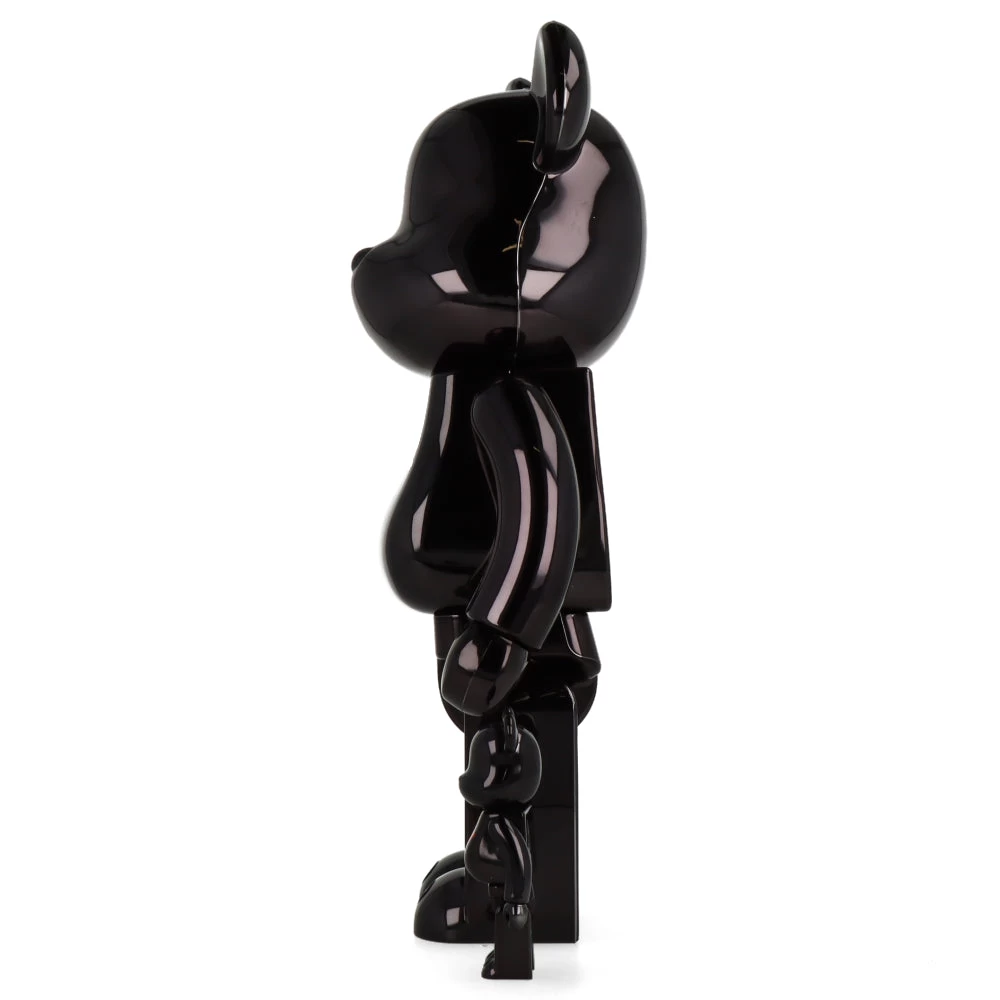 400% + 100% Bearbrick The Rolling Stones Lips & Tongue - Black Chrome Ver. 5 400% + 100% Bearbrick The Rolling Stones Lips & Tongue - Black Chrome Ver. – Image 3
