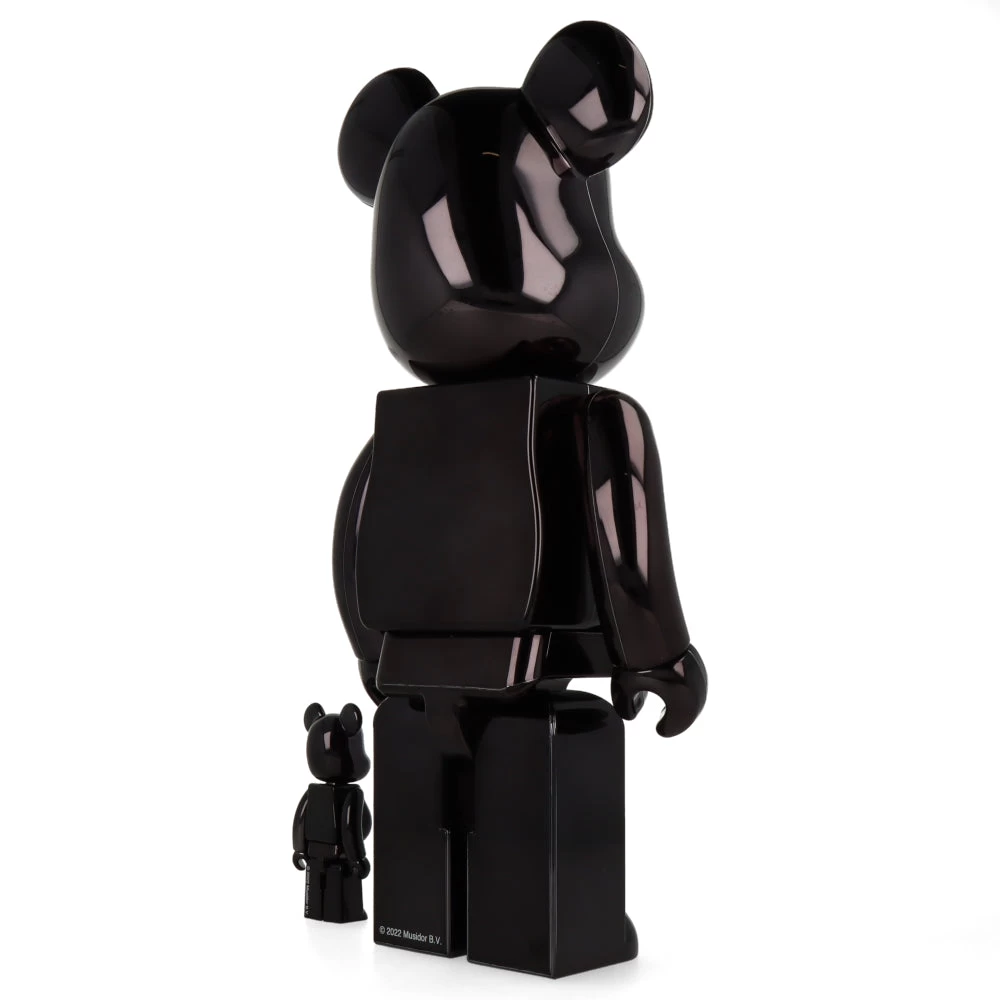 400% + 100% Bearbrick The Rolling Stones Lips & Tongue - Black Chrome Ver. 8 400% + 100% Bearbrick The Rolling Stones Lips & Tongue - Black Chrome Ver. – Image 6