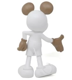 Mickey Welcome Blanc Mat & Effet Bois -Plus gros. Mieux. Magasin de jouets. 41619