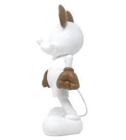 Mickey Welcome Blanc Mat & Effet Bois -Plus gros. Mieux. Magasin de jouets. 41620