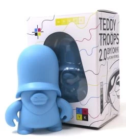 4" Teddy Troops 2.0 DIY/CMYK - Cyan -Plus gros. Mieux. Magasin de jouets. 42723