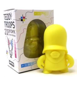 4" Teddy Troops 2.0 DIY/CMYK - Jaune -Plus gros. Mieux. Magasin de jouets. 42735