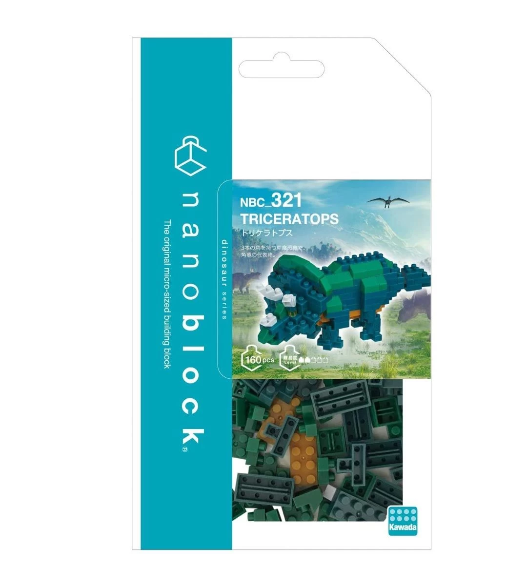 Nanoblock - Triceratops 2 - NBC 321 4 Nanoblock - Triceratops 2 - NBC 321 – Image 2