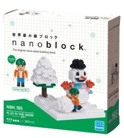 Nanoblock - Jouer Dans La Neige - Stories Collection With Nanobbit - NBH 165 -Plus gros. Mieux. Magasin de jouets. 44240