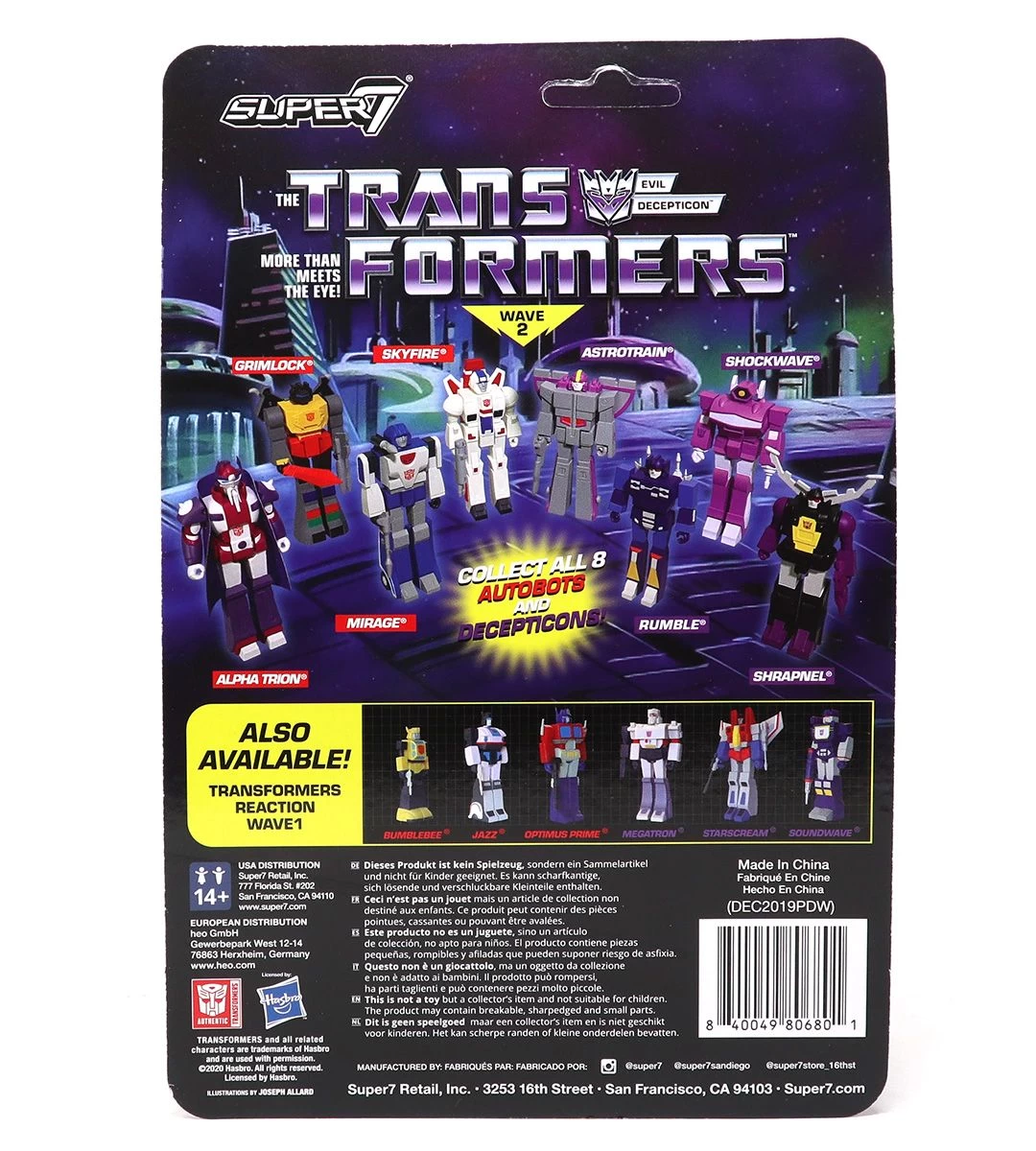 SUPER7 Astrotrain - Transformers Wave 2 - ReAction Figure 5 SUPER7 Astrotrain - Transformers Wave 2 - ReAction Figure – Image 3