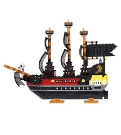Nanoblock - Bateau Pirate Deluxe - NB 050 -Plus gros. Mieux. Magasin de jouets. 52395