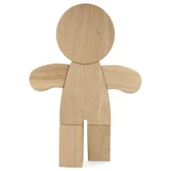 Gingerbread Man Natural Oak - Large -Plus gros. Mieux. Magasin de jouets. 52875