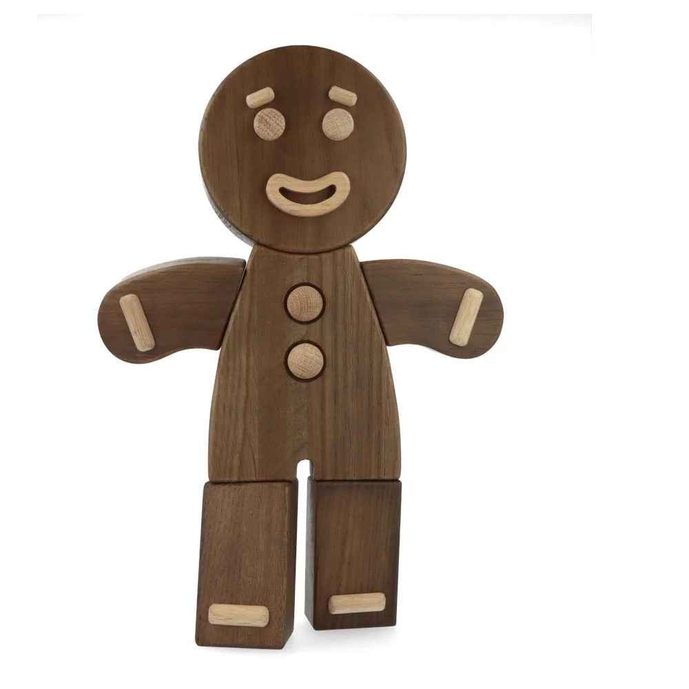 Gingerbread Man Smoke Stained Oak - Large 3 Gingerbread Man Smoke Stained Oak - Large
