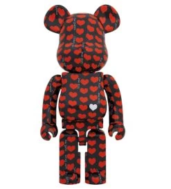 1000% Bearbrick Black Heart
