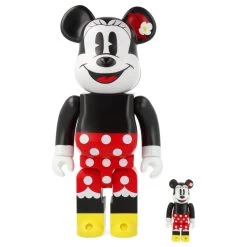 400% + 100% Bearbrick Minnie Mouse