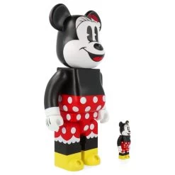 400% + 100% Bearbrick Minnie Mouse -Plus gros. Mieux. Magasin de jouets. bearbrick400gelatominniemouse17