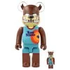 400% + 100% Bearbrick Taz (Space Jam A New Legacy) -Plus gros. Mieux. Magasin de jouets. bearbrick400tasmaniaspacejam15