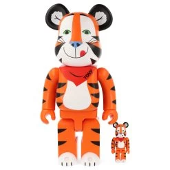400% + 100% Bearbrick Tony Le Tigre - (Vintage Version)