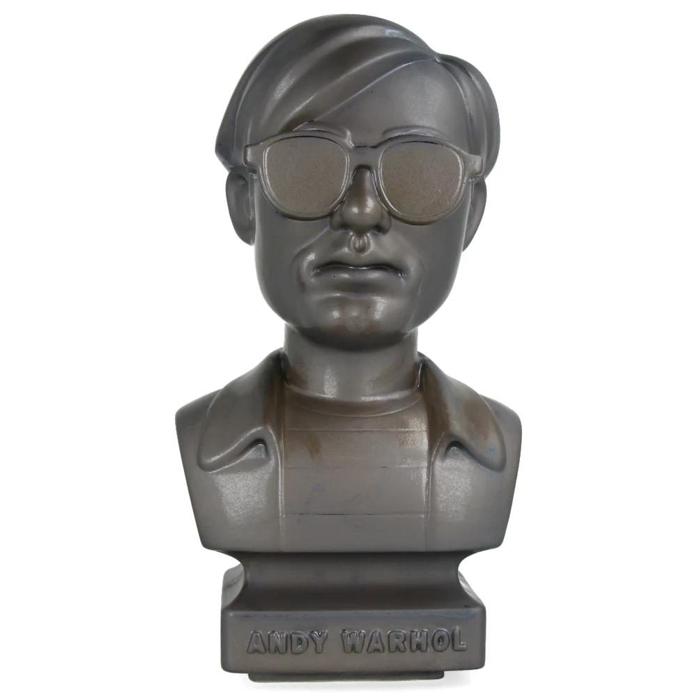 CERAMICK Andy Warhol Bust 60s ASH GOLD 4 CERAMICK Andy Warhol Bust 60s ASH GOLD – Image 2