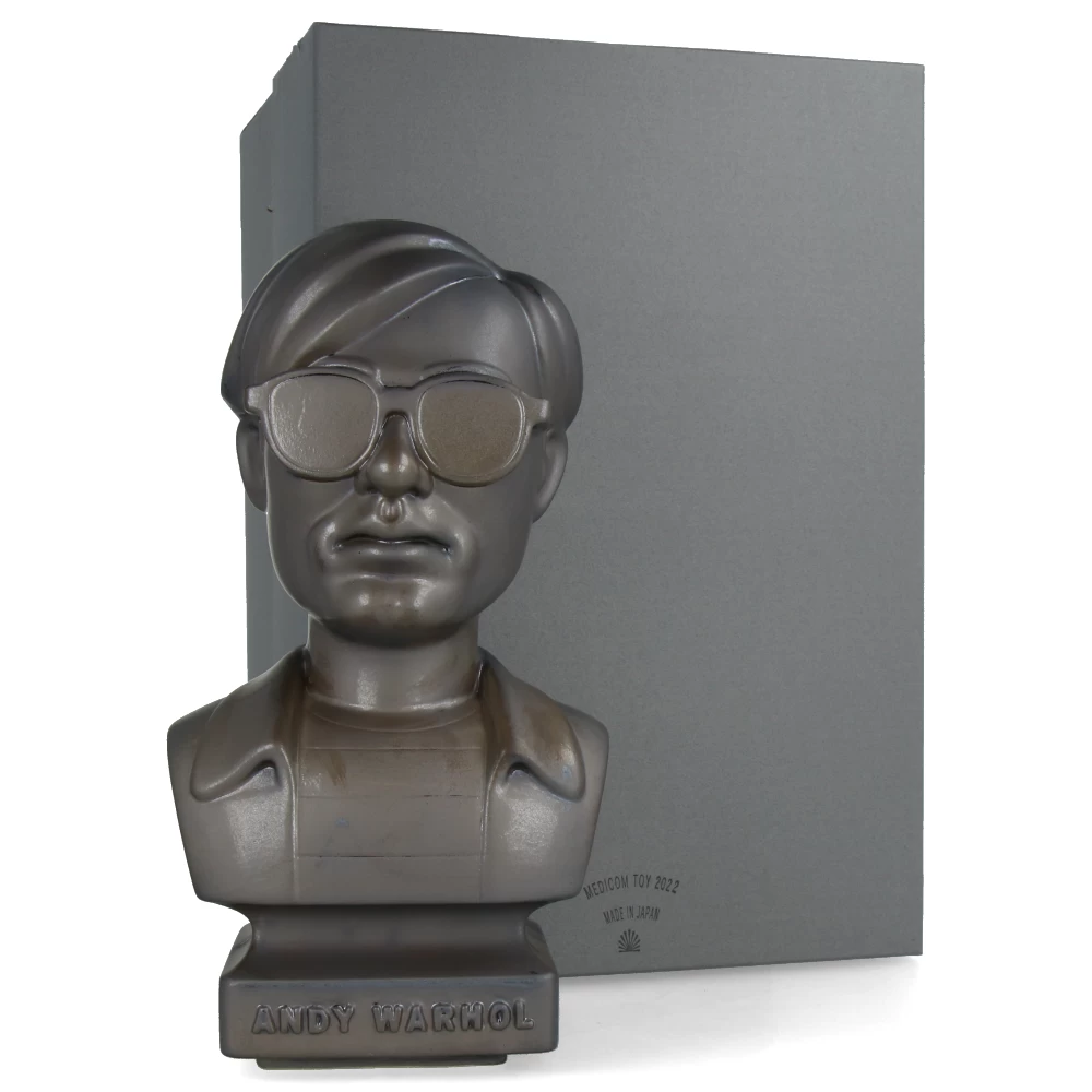 CERAMICK Andy Warhol Bust 60s ASH GOLD 11 CERAMICK Andy Warhol Bust 60s ASH GOLD – Image 9