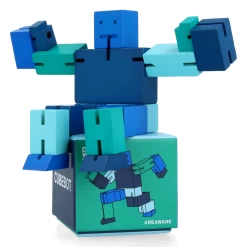 Cubebot - Small - Blue Multi -Plus gros. Mieux. Magasin de jouets. cubebotmoyen48