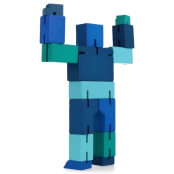 Cubebot - Small - Blue Multi -Plus gros. Mieux. Magasin de jouets. cubebotmoyen81