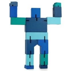 Cubebot - Small - Blue Multi -Plus gros. Mieux. Magasin de jouets. cubebotmoyen82