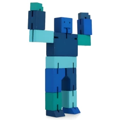 Cubebot - Small - Blue Multi -Plus gros. Mieux. Magasin de jouets. cubebotmoyen85