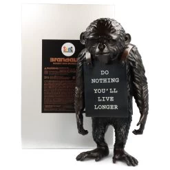 Monkey Sign Bronze Statue 2 - Banksy X Medicom Toy 17 Monkey Sign Bronze Statue 2 - Banksy X Medicom Toy -Plus gros. Mieux. Magasin de jouets. monkeysignbronze16