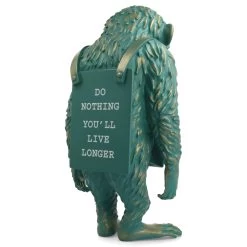 Monkey Sign Bronze Statue - Banksy X Medicom Toy -Plus gros. Mieux. Magasin de jouets. monkeysignbronzevert13