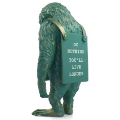 Monkey Sign Bronze Statue - Banksy X Medicom Toy -Plus gros. Mieux. Magasin de jouets. monkeysignbronzevert15