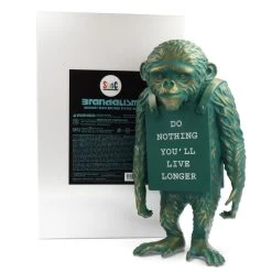 Monkey Sign Bronze Statue - Banksy X Medicom Toy -Plus gros. Mieux. Magasin de jouets. monkeysignbronzevert18