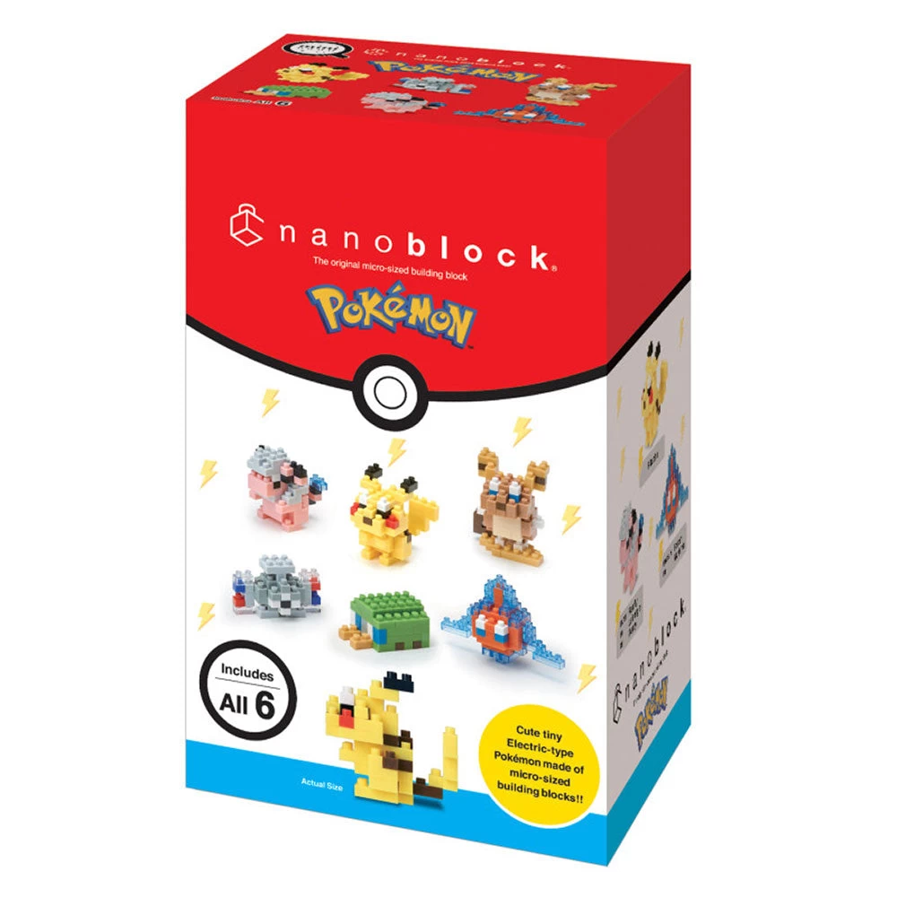 Nanoblock - Pokemon Mininano Electric - NBMC 08B 4 Nanoblock - Pokemon Mininano Electric - NBMC 08B – Image 2