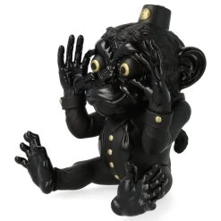 More Evil Monkeys - Black - Set De 3 Pièces -Plus gros. Mieux. Magasin de jouets. nomoremonkeysblackandgold69