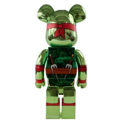 1000% Bearbrick Raphael Chrome Ver. (Tortues Ninja - TMNT) -Plus gros. Mieux. Magasin de jouets. raphael chrome 1000 5