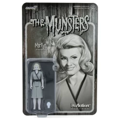 SUPER7 The Munsters - Marilyn Munster (Grayscale) - ReAction Figure