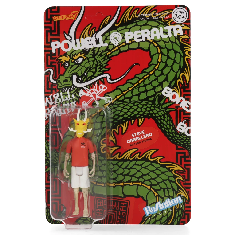 SUPER7 Powell-Peralta Reaction Figure Wave 1 - Steve Caballero Chinese Dragon 3 SUPER7 Powell-Peralta Reaction Figure Wave 1 - Steve Caballero Chinese Dragon