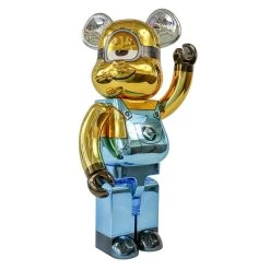 1000% Bearbrick Minion Stuart Chrome Ver. -Plus gros. Mieux. Magasin de jouets. stuart 1000 chrome 6