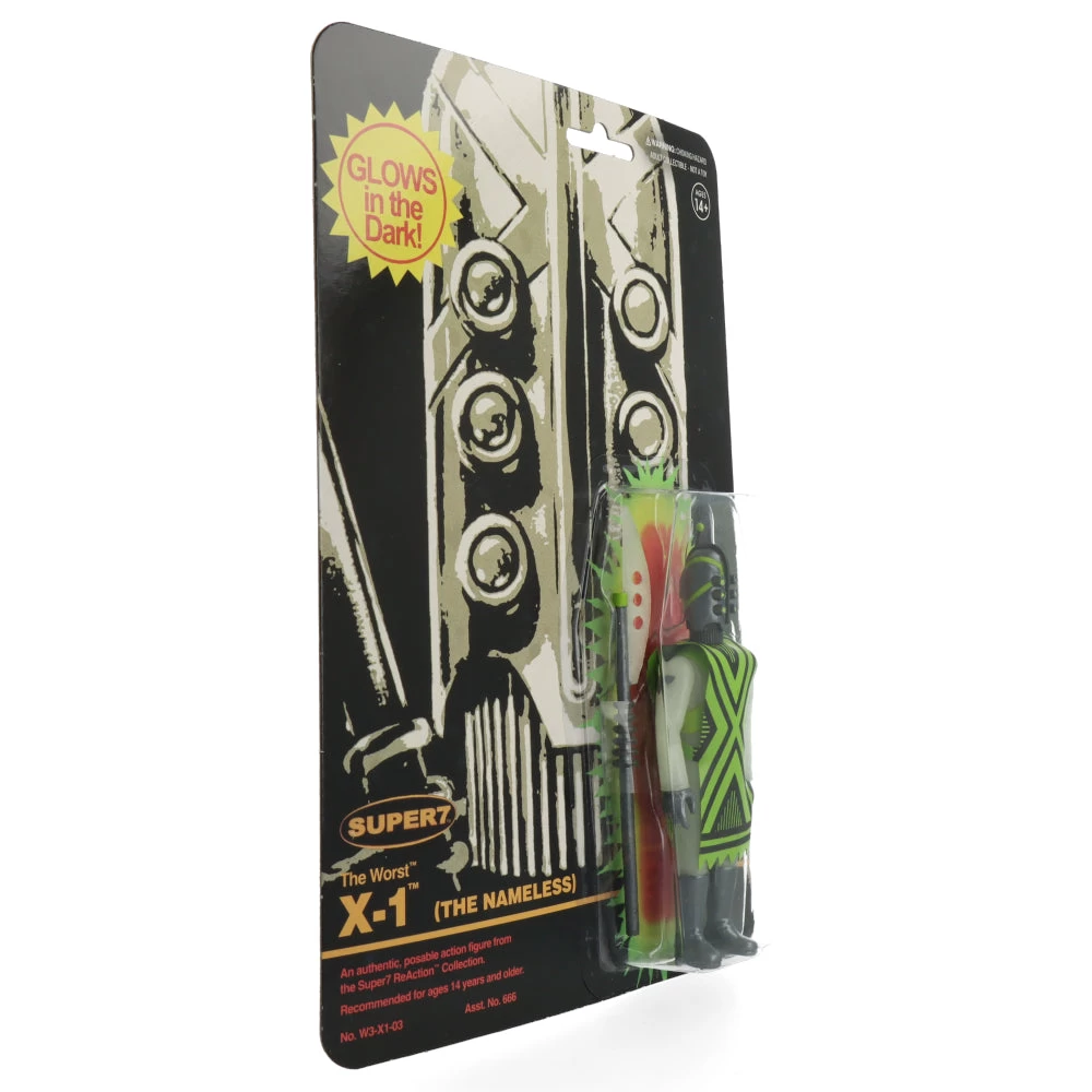 SUPER7 X-1 (Monster Glow) - The Worst - ReAction Figure 4 SUPER7 X-1 (Monster Glow) - The Worst - ReAction Figure – Image 2